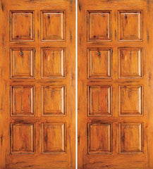 WDMA 72x84 Door (6ft by 7ft) Exterior Knotty Alder Double Door 8-Panel Southwest Home 1