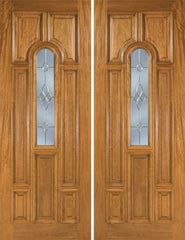 WDMA 72x96 Door (6ft by 8ft) Exterior Mahogany Talbot Double Door w/ C Glass 1