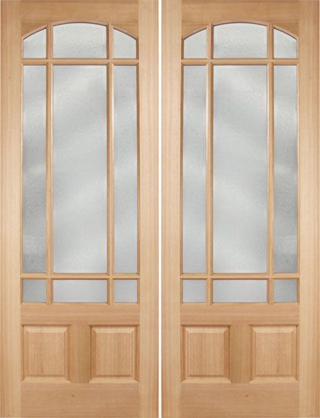 WDMA 72x96 Door (6ft by 8ft) Patio Cherry Prairie Exterior Double Door 1
