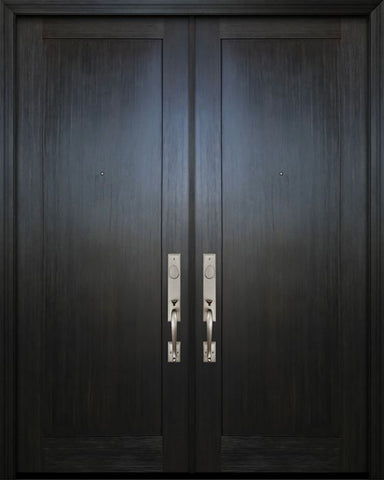 WDMA 72x96 Door (6ft by 8ft) Exterior Fir 96in Double Shaker 1 Panel Door 1