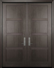 WDMA 72x96 Door (6ft by 8ft) Exterior Fir IMPACT | 96in Double Shaker 4 Panel Door 1