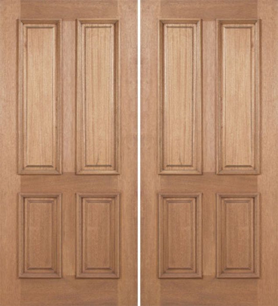 WDMA 84x80 Door (7ft by 6ft8in) Exterior Mahogany Martin Double Door 1