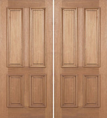 WDMA 84x80 Door (7ft by 6ft8in) Exterior Mahogany Martin Double Door 1