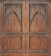 WDMA 96x120 Door (8ft by 10ft) Exterior Mahogany Moroccan Style Hand Carved Double Door 1