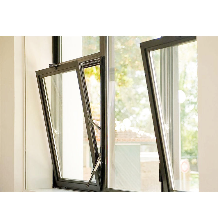 China WDMA Aluminium Hinge Bottom Hinged Window White Powder Coating ...