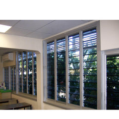 China WDMA glass louvre windows Aluminum Casement Window 