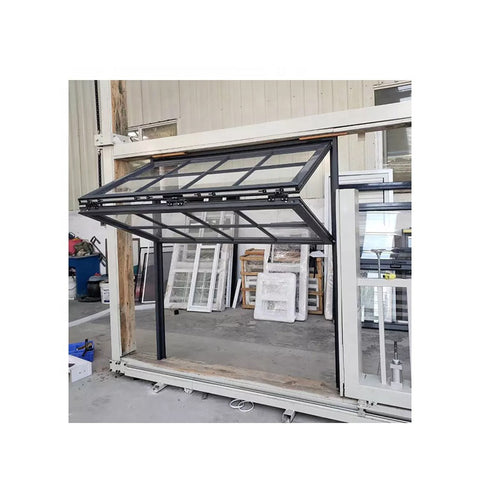 WDMA American Vertical Roll Up Grid Folding Window For Bar