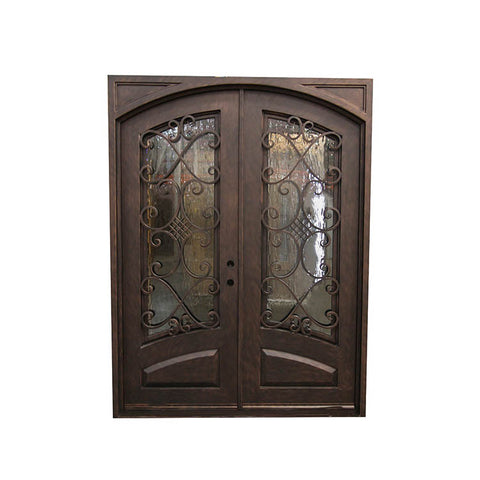 China WDMA iron door design catalogue Steel Door Wrought Iron Door 