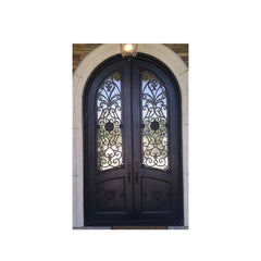 WDMA Decorate Arches Villa Entrance Iron Door