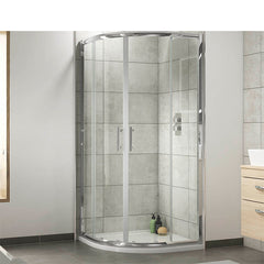 China WDMA curved glass shower door