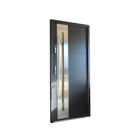 WDMA Burglar Proof Designs 304 Stainless Steel Entry Safety Security Steel Doors Exterior Stainless Steel Front Door