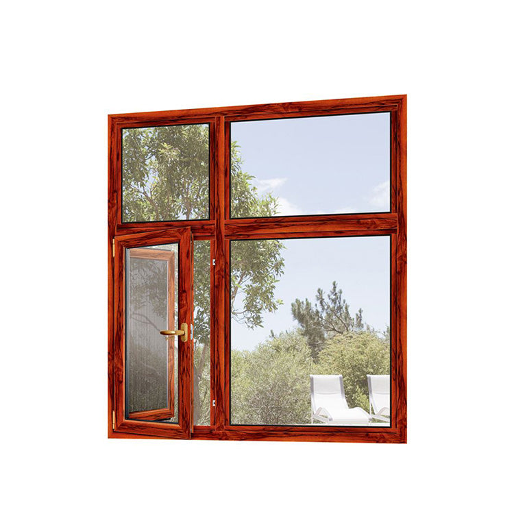 China WDMA Double Glazed Thinner Frame Aluminum Wood Window Profile Pr ...