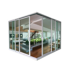 WDMA Energy Saving Puertana Brand Garage Aluminium Interior Glass Sliding Door