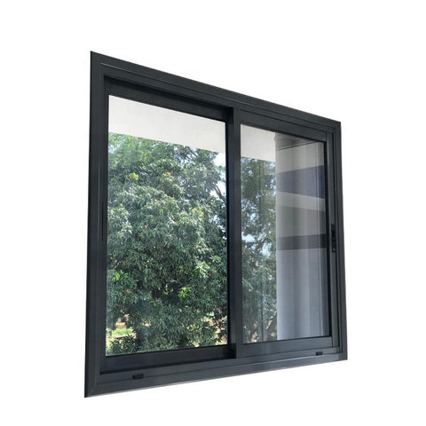 WDMA Horizontal Pattern Three Panel Triple Pane Interior Metal Office Glass Sliding Window Design