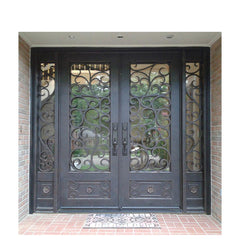 WDMA Wrought Iron Front Entry Door