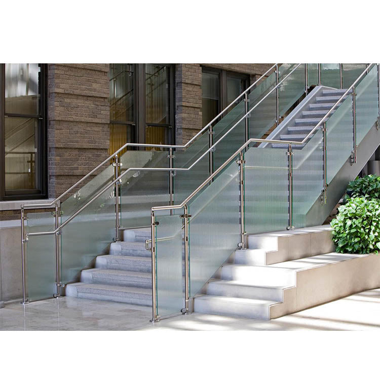 China WDMA Inox 10mm Thick Frameless Embedded Glass Balcony Railing U ...