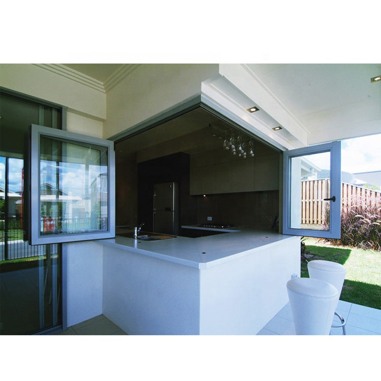 China WDMA L Shaped Aluminium Sliding Balcony Window Door Folding Doub ...