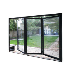 China WDMA Large Opening Space Interior Alu Profiles Soundproof Glass Folding Door