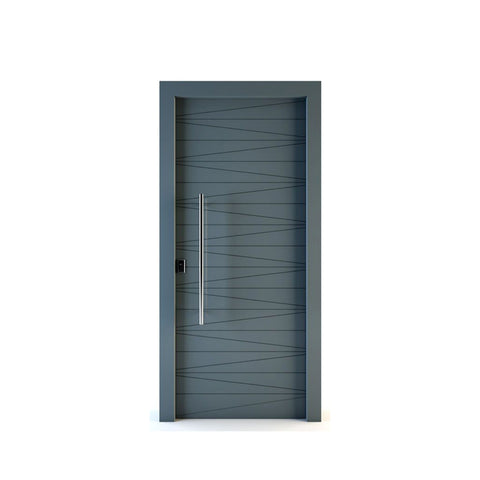 WDMA Modern Apartment European Style MDF Interior Wooden Door Design