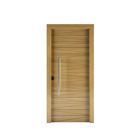 WDMA New Design Flat Teak Wood Main Door Designs In Uae