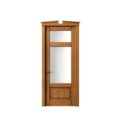 China WDMA office wood door with glass Wooden doors 