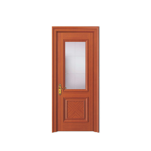 China WDMA Philippines Narra Wood Glass Hinge Doors Polish Color
