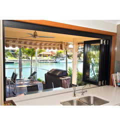 China WDMA Pictures Of Aluminium Accordion Folding Sliding Glass Balcony Window And Door