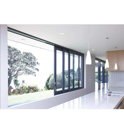 WDMA Powder Coated Aluminum Sliding Glass Window With 4 Panels In The Philippines