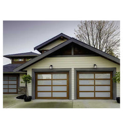 China WDMA Remote Control Electric Aluminum Glass Folding Bifold Garage Door For Sale