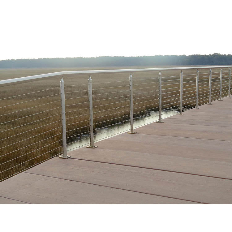 Outdoor/Indoor Wire Rope Balustrade Handrail Stainless Steel Stair Vertical Cable  Railing - China Cable Railing, Stainless Steel Cable Railing