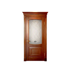 China WDMA wooden double door round design