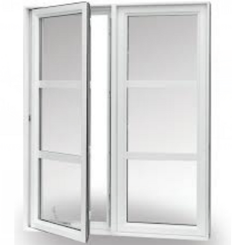 white vinyl outswing casement windows america style pvc/upvc window for sale on China WDMA