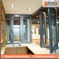 wholesale soundproof standard size glass profile aluminium bifold window and door windows and doors on China WDMA