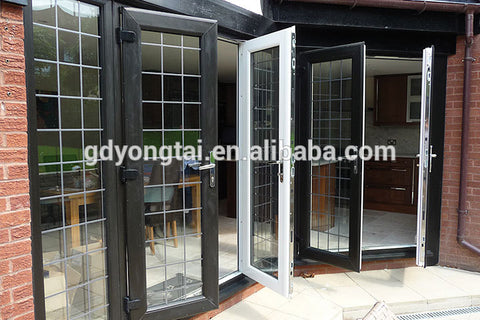 wholesales alibaba black color upvc/pvc french door on China WDMA