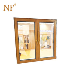 wood color veka aluminum casement window on China WDMA
